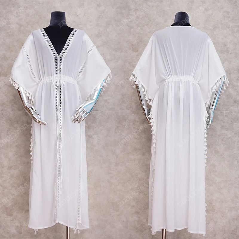 Пляжное платье, длинное, Пляжное, накидка, Vestido largo Verano Mujer, купальный костюм, накидка, Пляжное, саронг, халат de Plage, туника# Q939