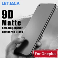 9d no fingerprint screen protector for one plus 9 9r 8t 7 7t 6 6t matte tempered glass one plus nord 2 ce n10 n100 glass film