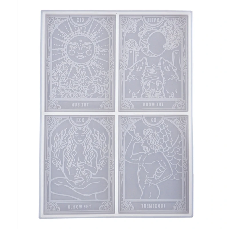 

Tarots Card Resin Mold Silicone Mold for Resin Casting Epoxy Molds for DIY Personalized Tarots Card Games Resin Jewelry