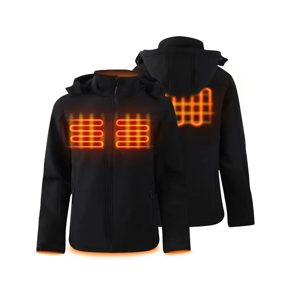 

Куртка мужская зимняя с подогревом и USB-разъемом