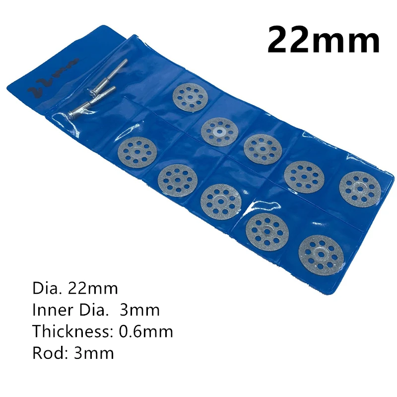 Набор лезвий для циркулярной пилы комплект из 10 дисков и 2 насадок дрели