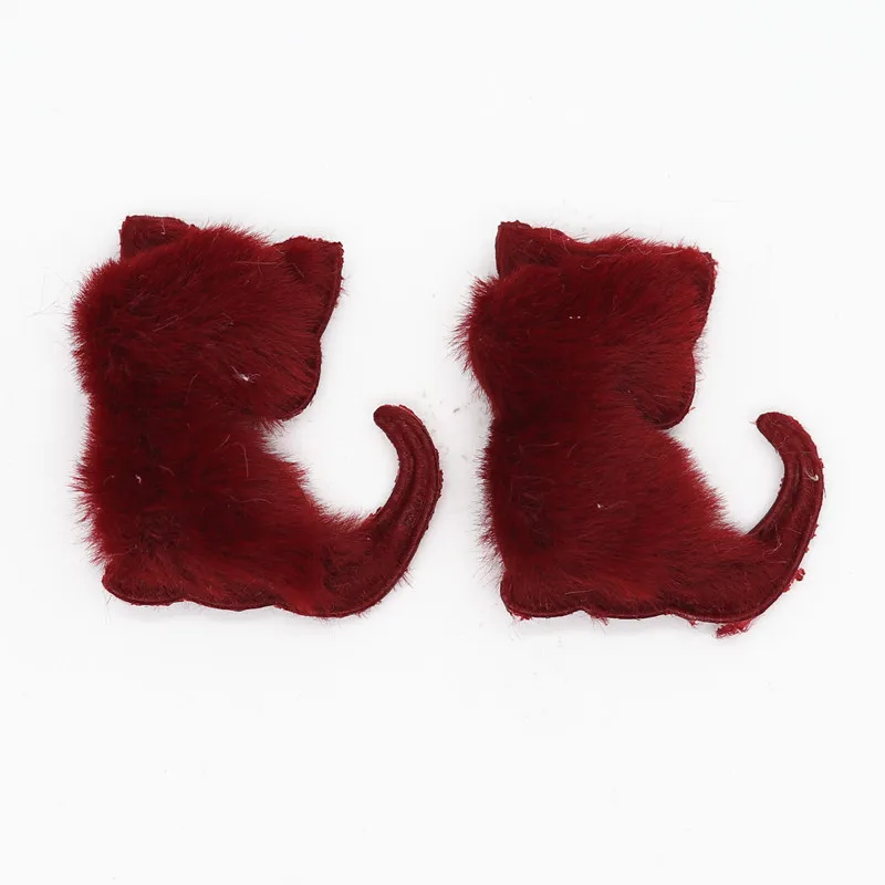 18 шт. плюшевые нашивки для волос в виде кошки|Принадлежности рукоделия| |