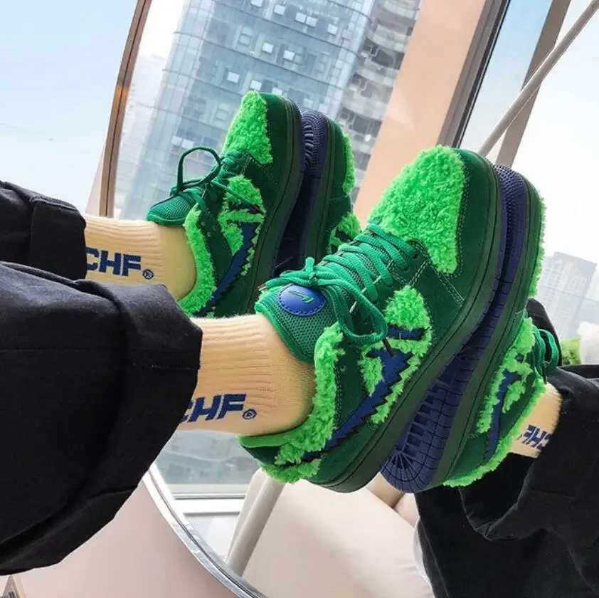 

2021 New Autumn/winter Round Toe Lace-up Lovers Low-top Casual Shoes Sports Shoes For Men and Women