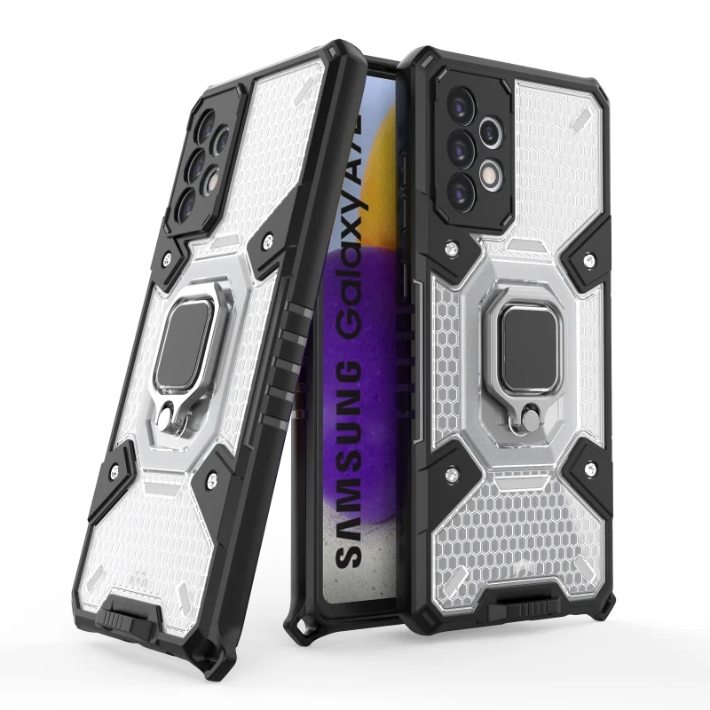 

Armor Phone Case For Samsung Galaxy Note 20 Ultra 10 Plus M31 M51 M30S A02S A71 A51 A12 A32 A42 A52 A72 4G 5G Bracket Ring Cover