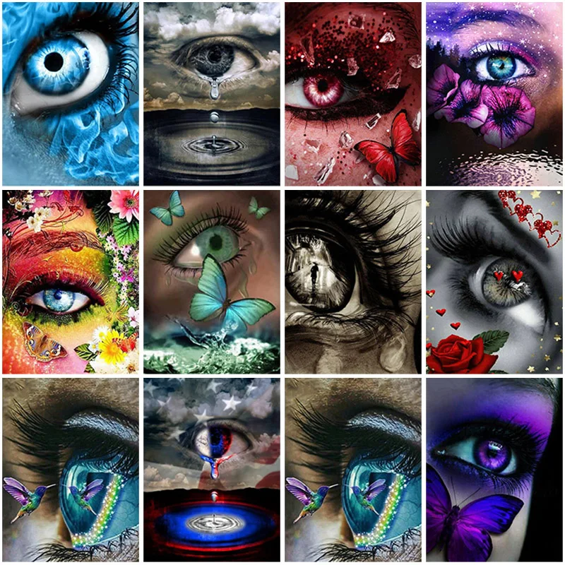 

Алмазная краска, картина глаз стразы, полная Алмазная вышивка, алмазная краска 5D, вышивка крестиком, алмазная картина