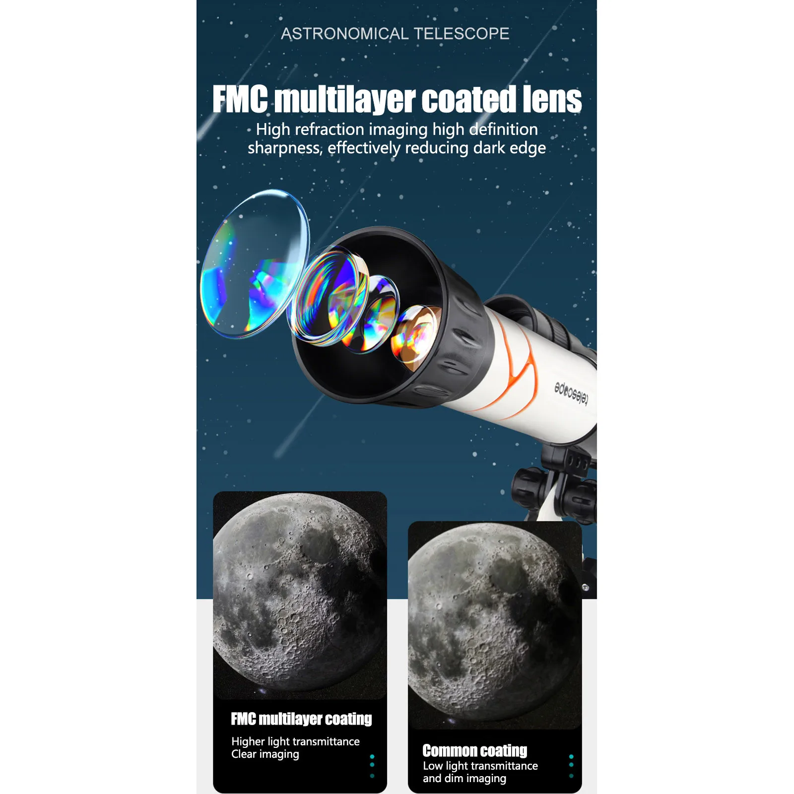 

Children Science Education Astronomical Telescope Toys High-Powered Monocular