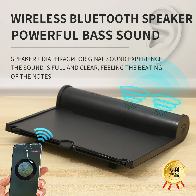 AMPLIFICADOR DE PANTALLA 3D para tel&eacute;fono m&oacute;vil, ampliador de pantalla de 12 pulgadas, Altavoz Bluetooth, soporte de amplificador de v&iacute;deo y pel&iacute;culas de escritorio, novedad de 2021-2
