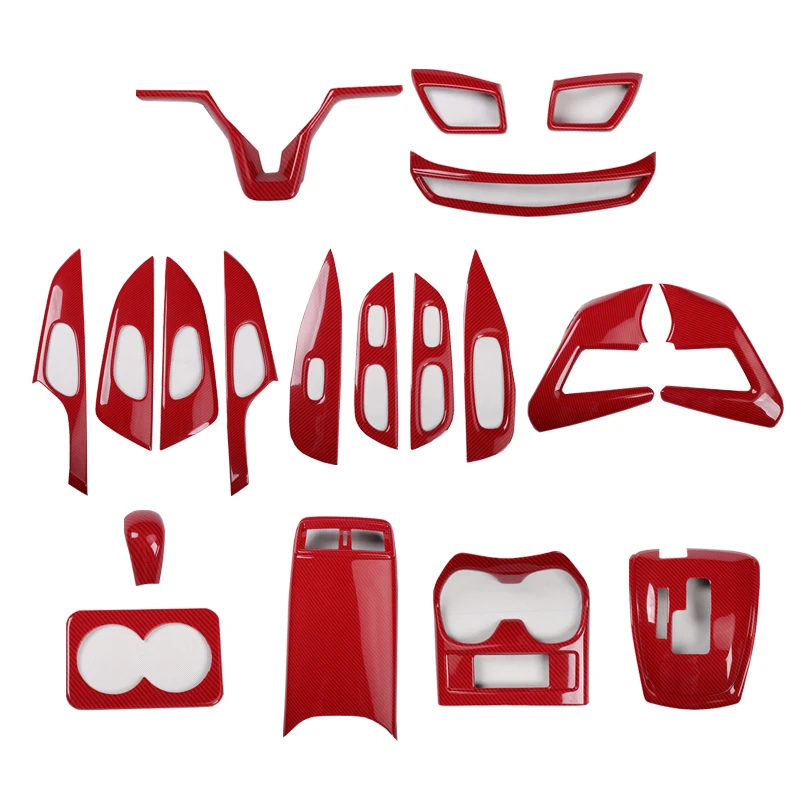 

Abs Chrome Imitation Carbon Fiber Peach Wood Interior Decoration Central Control Gear For Nissan X-trail X Trail T32 2017-2020