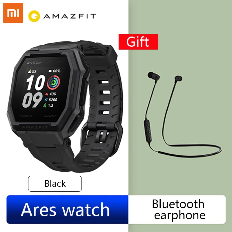 2022 New Xiaomi AMAZFIT Ares Smartwatch Outdoor Sports Bracelet GPS Positioning Bluetooth Phone Reminder Gift Bluetooth Headset enlarge