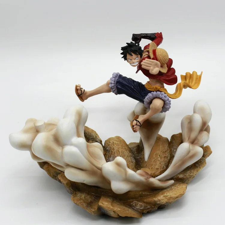 Одна штука Luffy Gear Third Elephant Gun ПВХ фигурка одна Обезьяна D Коллекционная