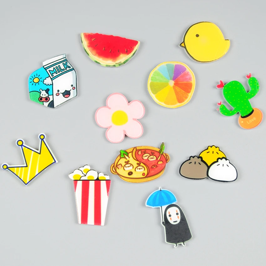 Мультяшные животные наклейки на холодильник декоративные магниты доску для