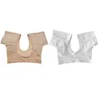 Женское нижнее белье с коротким рукавом, жилет с подмышками, поглощающие Пот Вкладыши, спортивные моющиеся защитные щипцы для бега, короткий топ