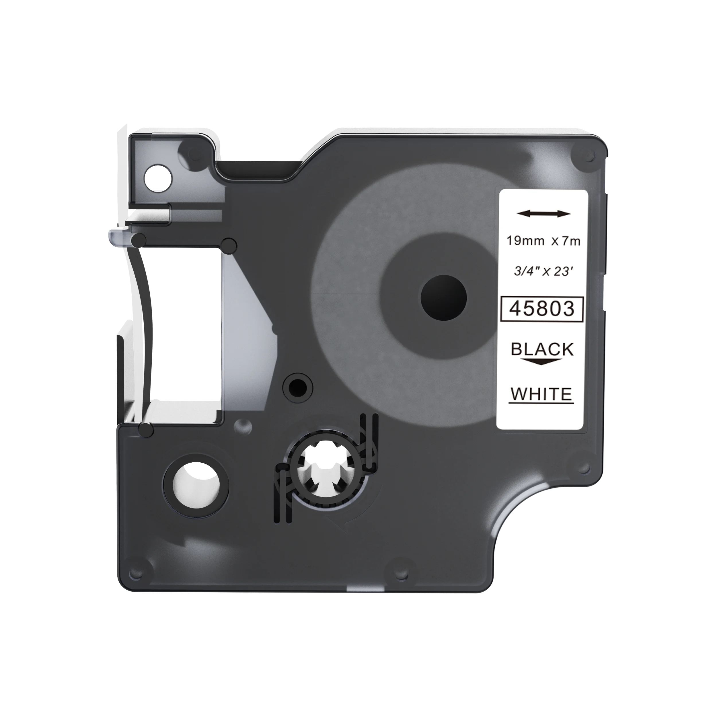 DYMO D1 45803 19 мм лента для маркировки черный на белом совместим с принтерами этикеток