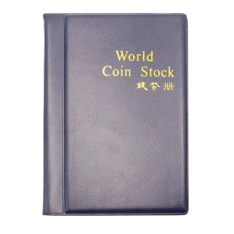 120 листов держатель для монет Памятная коллекция чехол хранения пустая папка