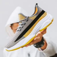 mens shoes 2021 summer new fashion casual sports shoes breathable running shoes soft sole comfortable mens mesh cloth shoes 9
