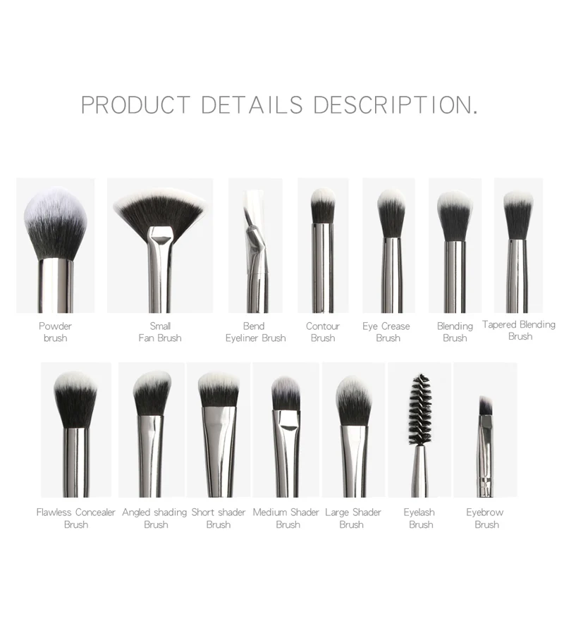 

13pcs Makeup Brush Set Beauty Tools Eye Shadow Foundation Powder Eyeliner Eyelash Lip Makeup Brush Dropshipping TSLM1