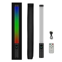 rgb light wand handheld led video lights with tripod stand photography rechargeable lamp stick for youtube wedding live stream