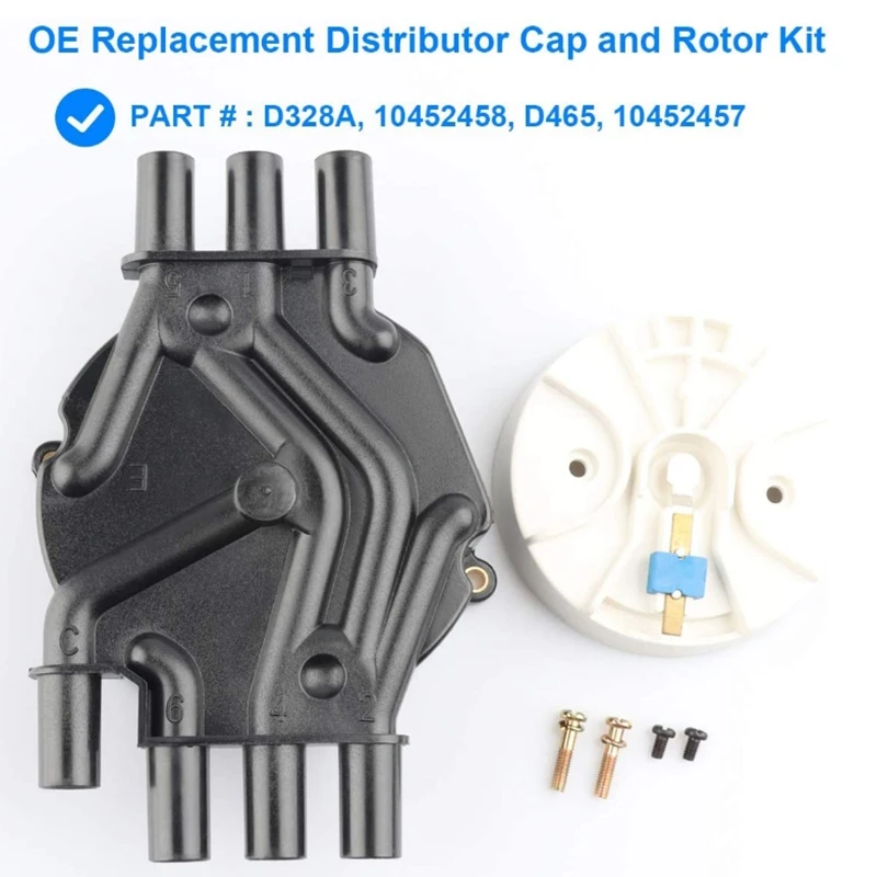 Новый колпачок распределителя системы зажигания &amp Ротор комплект для Chevrolet GMC