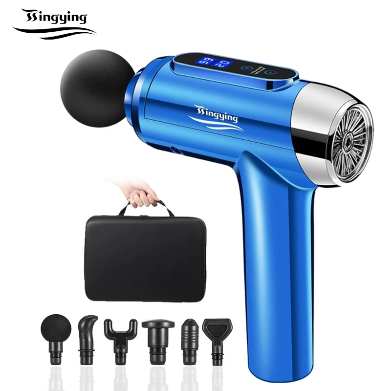 High Frequency Massage Gun Percussion Massager Electric Relaxation Sport Therapy Massager Body Massager Vibrator Pain Relief
