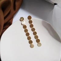 oeing 925 sterling silver natural handmade designer fine jewelry metal round tassels long earrings for women