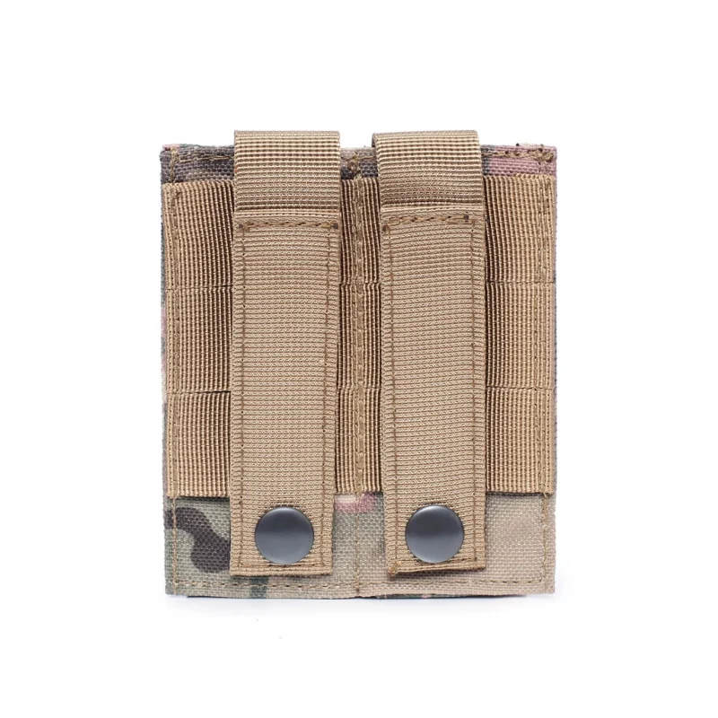 

(Tactical)Hunting Pistol Magazine Pouch (Military) Double Flashlight Sheath Airsoft Ammo Pouch Paintball Game Accessory
