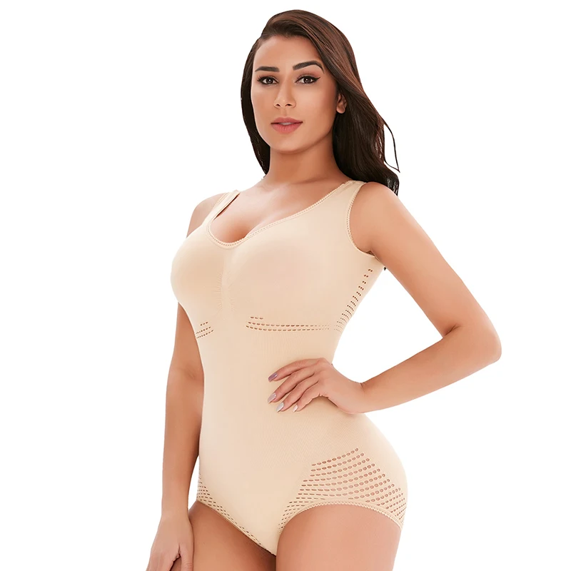 Корректирующее белье для талии боди майки женщин утягивающий живот полный
