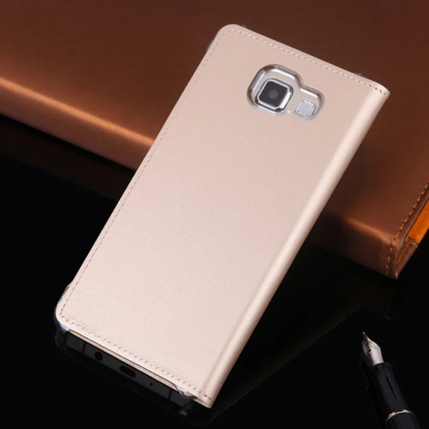 Кожаный чехол-книжка для телефона Samsung Galaxy A7 2016 A 7 A72016 SM A710 A710F SM-A710F противоударный