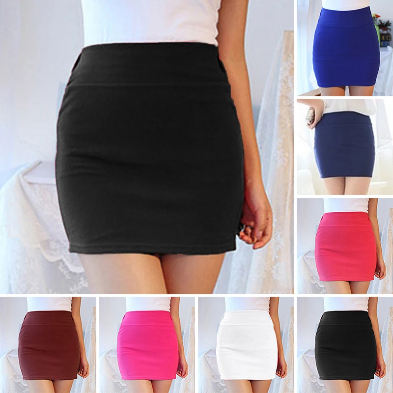 

Women Ladies Slim Fit Upper Thigh High Waist Mini Skirts Summer Women Fashion A-Line Short Dress Design Korean Vintage Slim Sexy