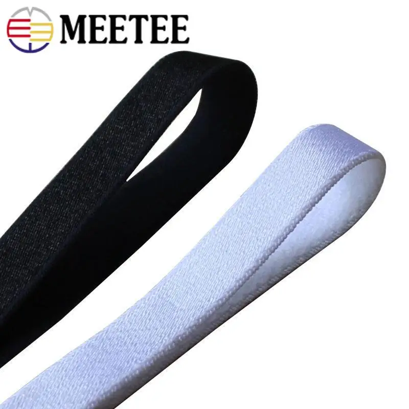 

Meetee 20M 6-25mm Nylon Elastic Band Spandex Underwear Strap Bra Blindfold Ear Elastic Strap Tape DIY Garment Belt Rubber Band