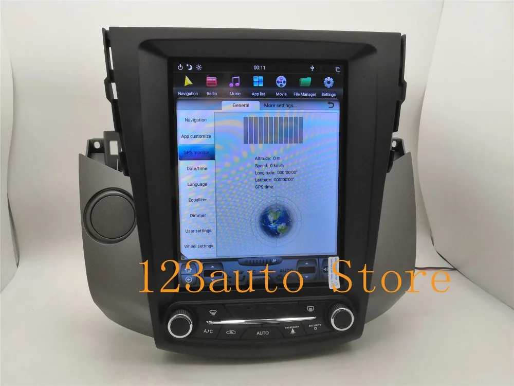 10,4 дюймов вертикальный Tesla стиль Android 8,1 автомобильный DVD gps плеер NAVI для toyota RAV4 RAV 4 2006 2007 2008 2009 2010 2011 2012 PX6