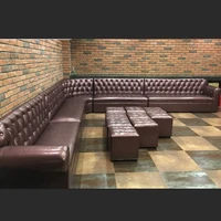 bar night club furniture club sofa modern ktv disco bar sofa stool and counter furniture club long sofa set