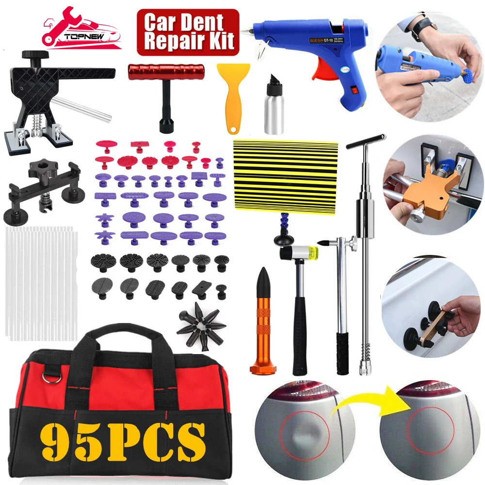 Профессиональные инструменты для удаления вмятин на автомобиле безпокрасочный
