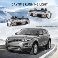 led drl headlight for land rover range rover evoque 2011 2015 fog lights led daytime running light fog light cover grill bezel