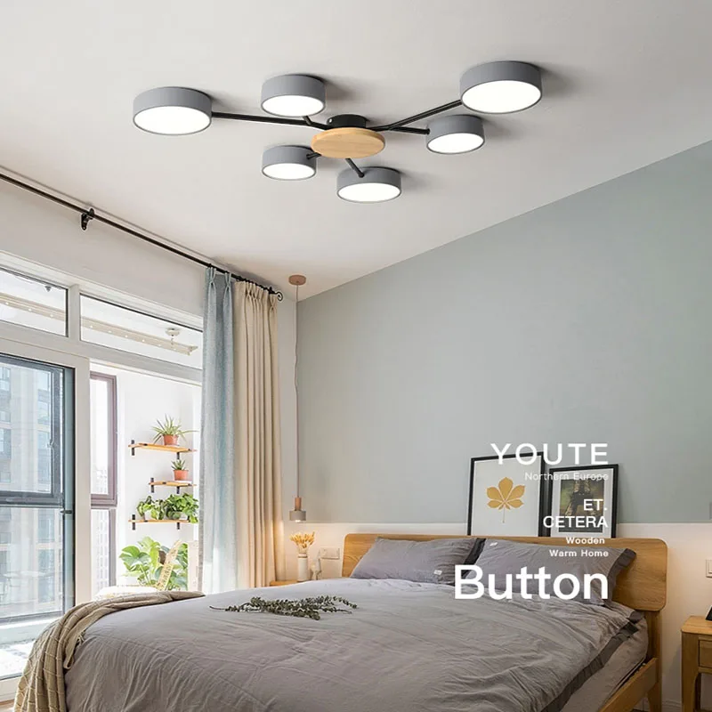 Потолочный светодиодный светильник для гостиной люстра спальни столовой