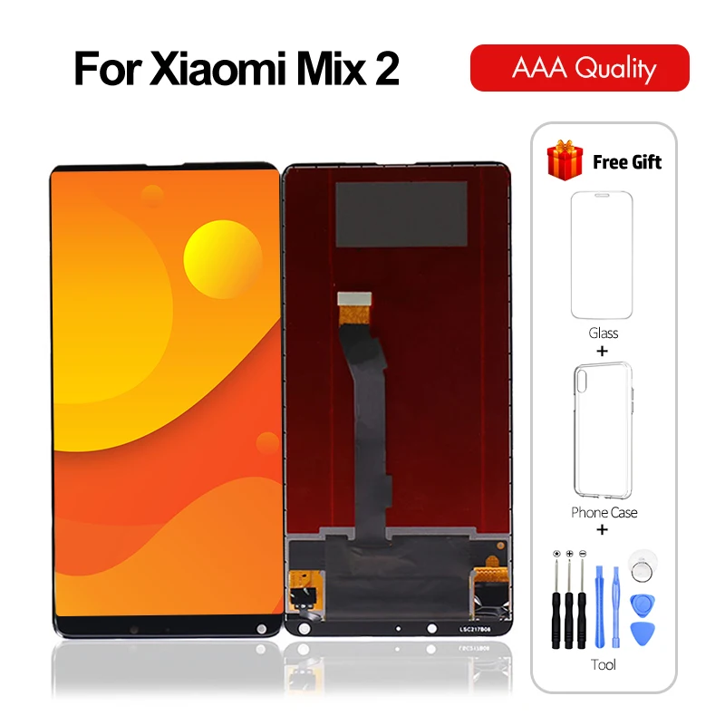 ЖК экран с сенсорным дигитайзером в сборе для Xiaomi Mi Mix 2 A2 Lite подарками бесплатная