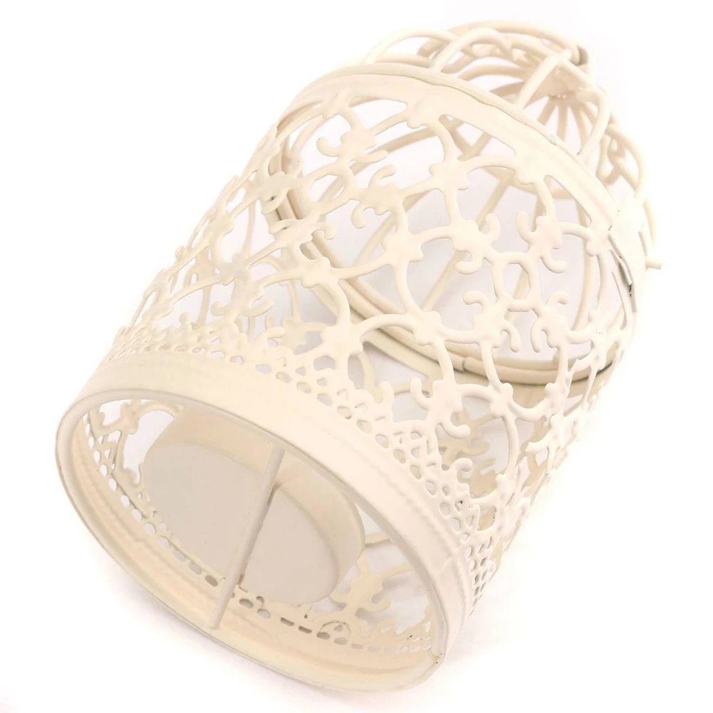 Металлический подсвечник для свечей подвесные фонари птичья клетка украшение