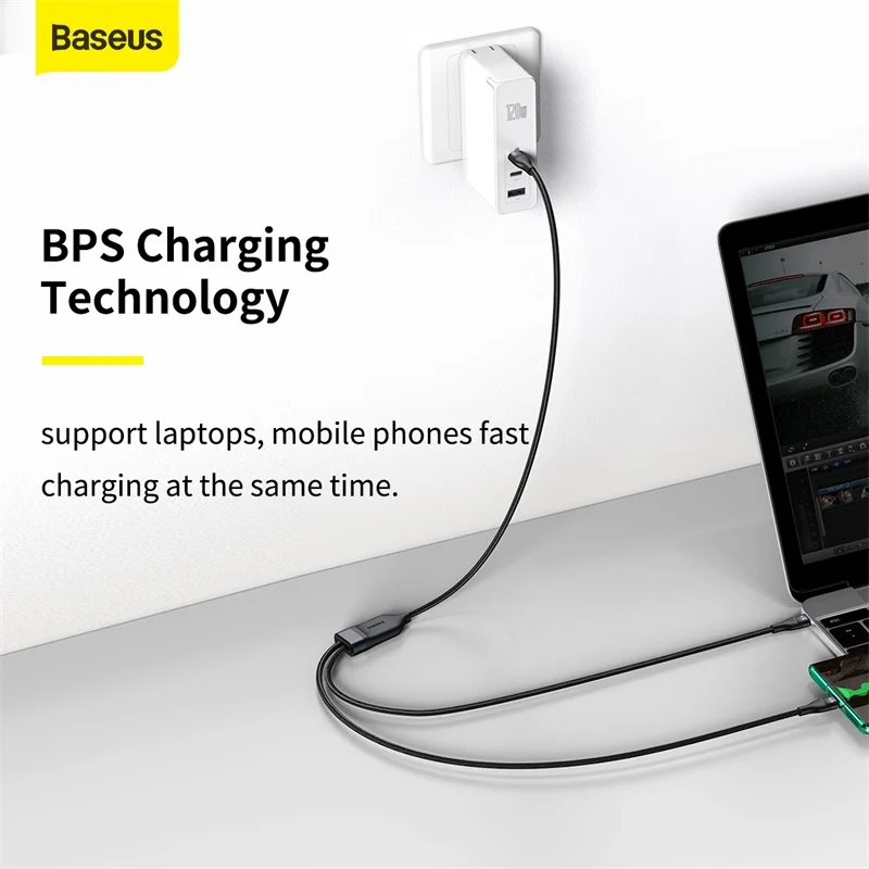 кабель baseus 5a type c type c usb c 100 вт кабель быст