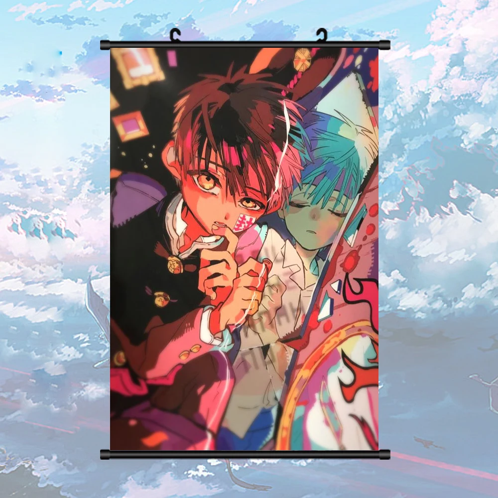 Anime Toilet-Bound Hanako-kun Jibaku Shounen Nene Yashiro Cosplay Wall Scroll Mural Poster Hanging Otaku Home Decor | Тематическая
