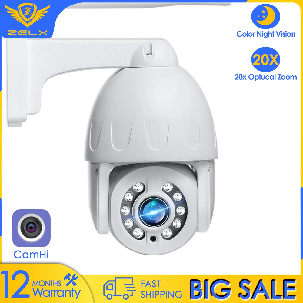 

IP-камера видеонаблюдения с Wi-Fi, 8 Мп, IP66, 1080P, P2P