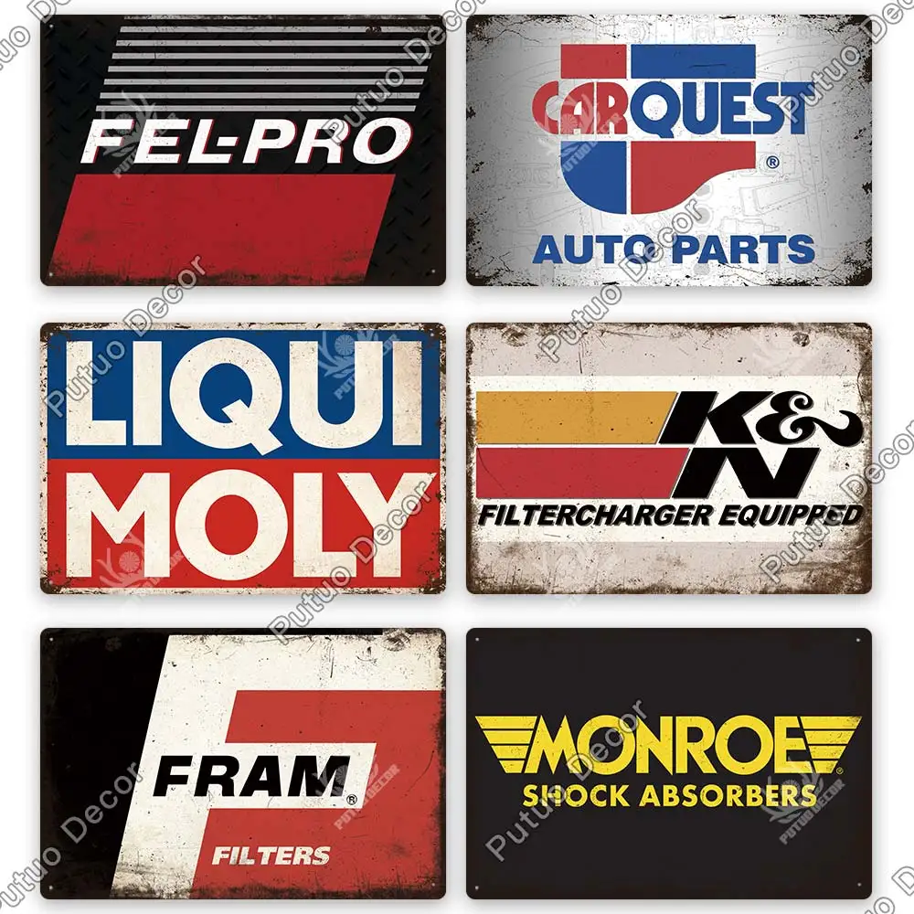 

Decor Auto Parts Vintage Metal Tin Sign Decorative Plaque Wall Decor Garage Farm House Man Cave Club Decoration Tool Parts