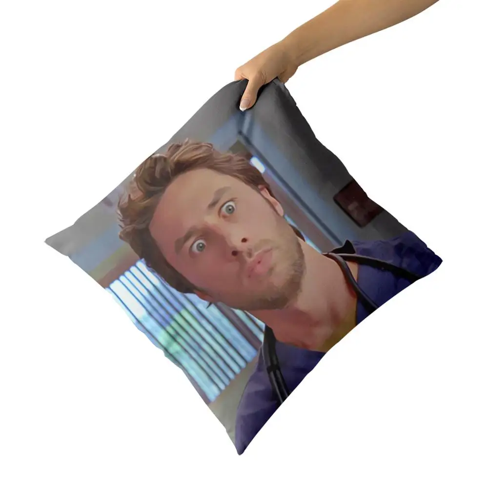 Zach Braff J.D хлопчатобумажные брезентовые наволочки на заказ для диванных подушек
