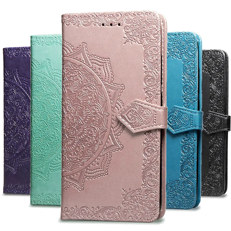Кожаный чехол с мандалой для Xiao mi Red mi 7A 6 6A 5 Plus 4A Note 5A 4 4X5 6 7 Pro 3S Go mi 9 SE 9T A1 A2 8 Lite Red mi 7A откидная крышка
