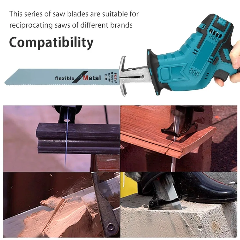 

10PCS Saw Blade Assorted Cutter Equipment For Cutting Wood Reciprocating
