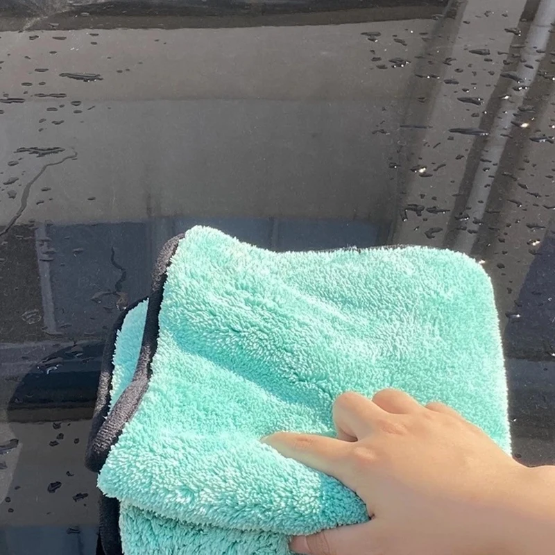 

1PC Super Soft Premium Microfiber Drying Cltoth Ultra Absorbancy Double Side Car Wash Towel Car Wash Cloth 40*40cm/50*70cm