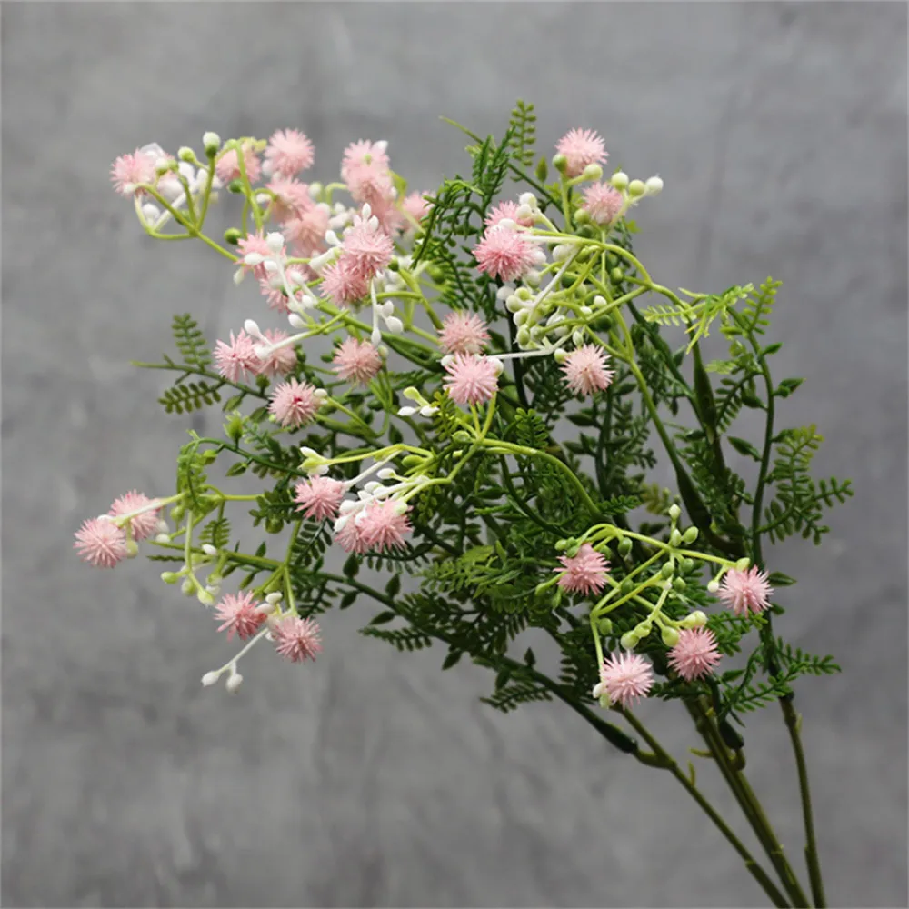 

A New Bunch of 5 Petals Eucalyptus Simulation Plant Living Room Restaurant Hotel Garden Front Desk DIY Party Wedding Decoration