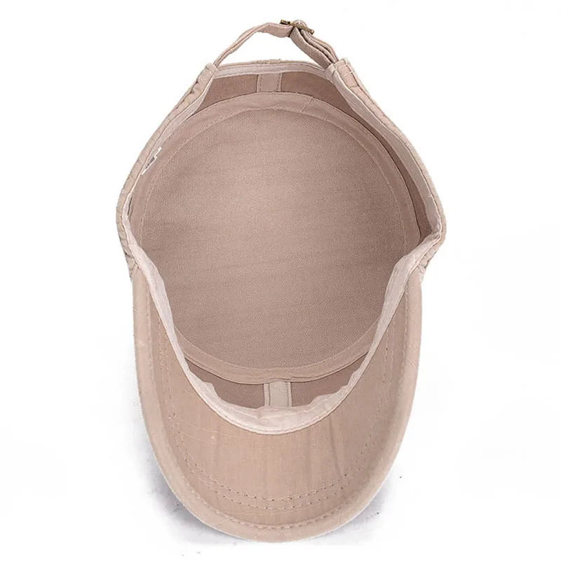 

Flat Cap Classic Fashion Military Cap Sun Hat Washed Distressed Headwear Men Cotton Comfortable Cap Spring Durable Headwear