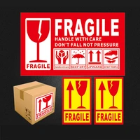 1000pcs fragile shipping mailing handle with care stickers upward dont fall not preasure keep dry luggage box package label red