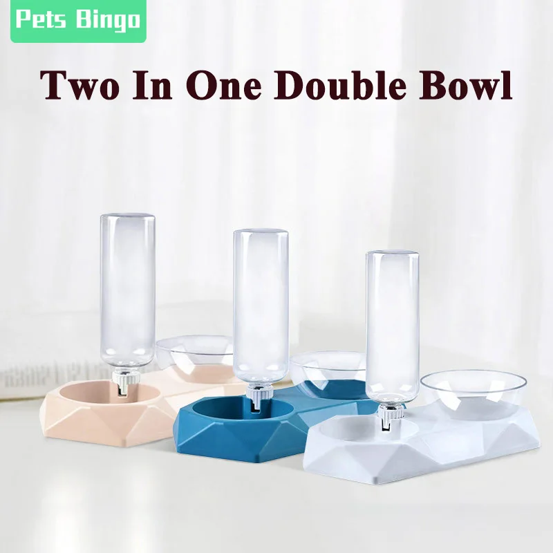 Кормушка для домашних питомцев автоматическая поилка в виде фонтана л двойная