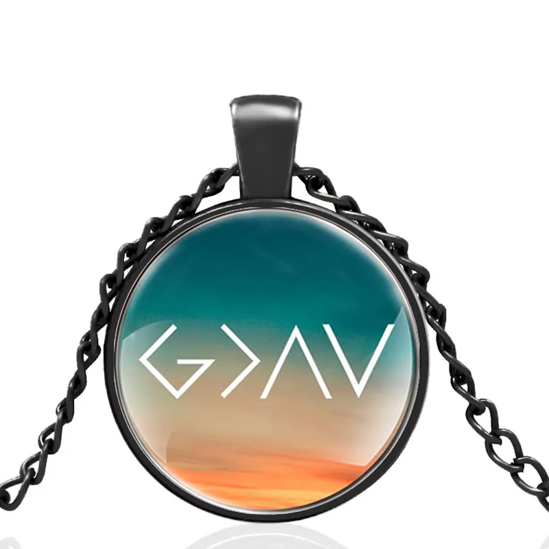 

Bible Verse Symbol Vintage Glass Dome Pendant Necklace Men Women Charm Accessories Jewelry Gifts
