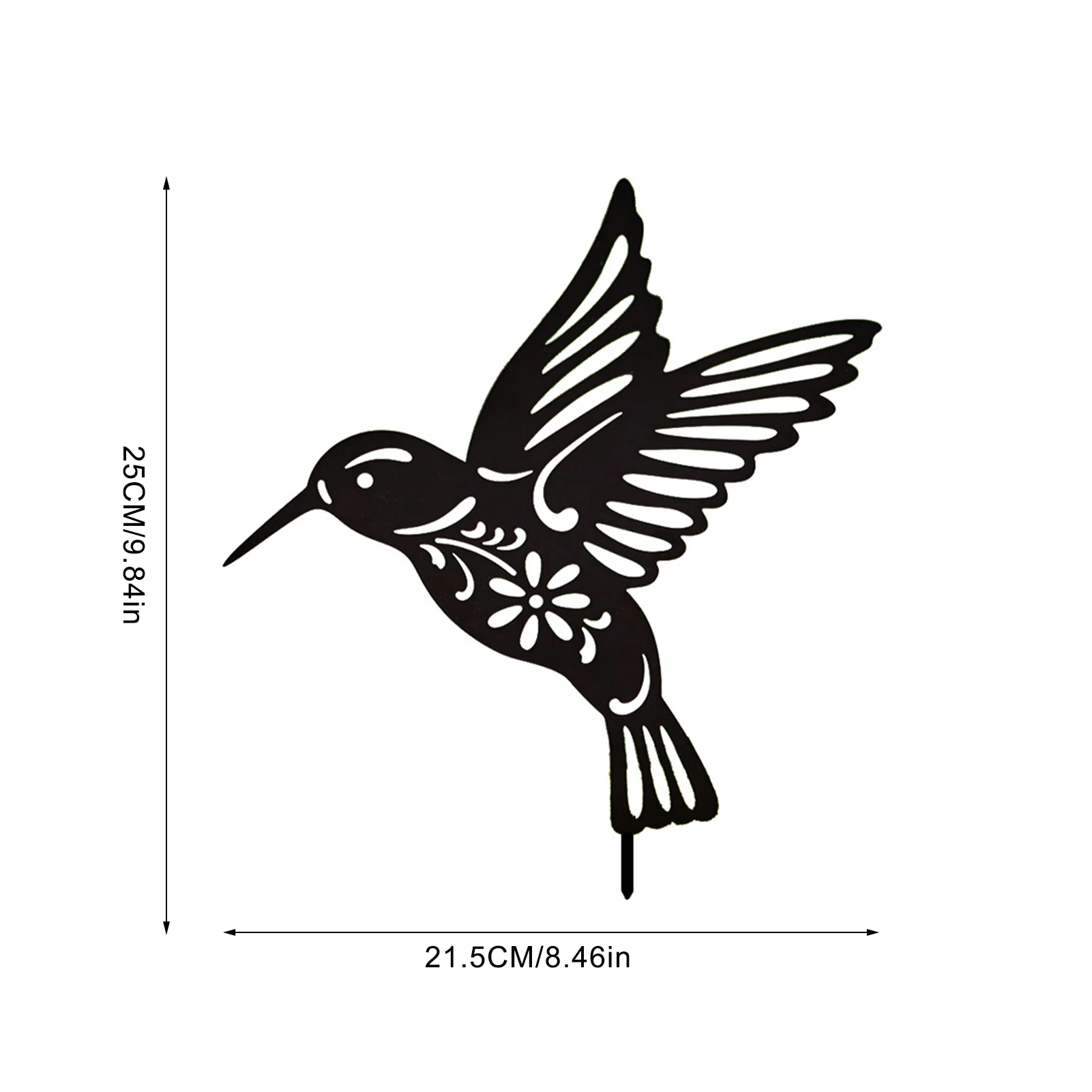

Courtyard ABS Bird Card Insertion Garden Bird Stakes Bird Garden Decoration Outdoor Bird Stake Yard Art Hummingbird Stake